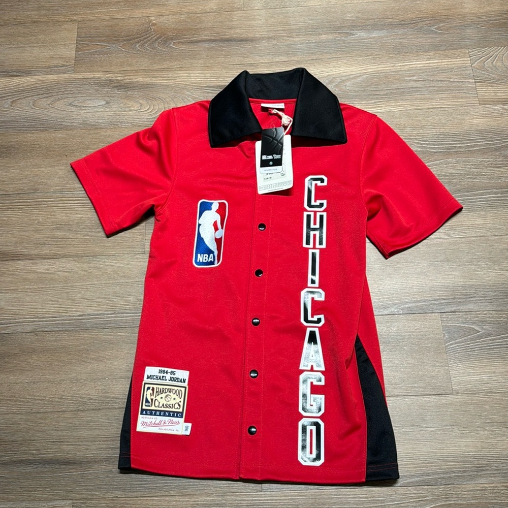 Mitchell & Ness Chicago Bulls Michael Jordan shooting shirt